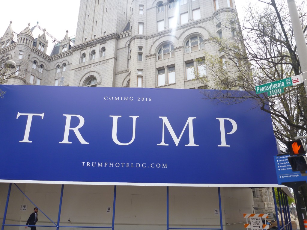 The only address Donald Trump will ever have on Pennsylvania Avenue?